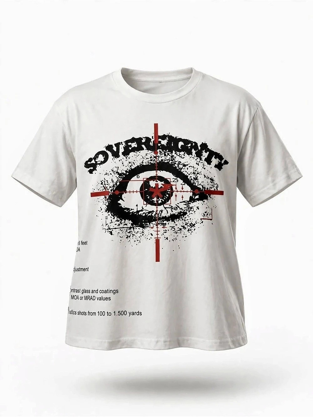 Graphic Short Sleeve Tee in White
